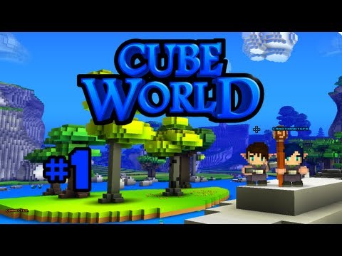 Cube World Let's Play Ep. 1 - Solid Beginnings (Cube World Alpha) (Cube World Multiplayer)