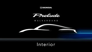 Honda 2026 Prelude Interior Walkaround