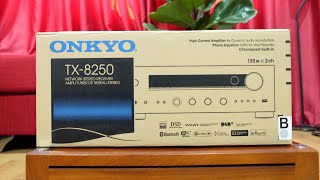 Review Amply Nhạc Số Onkyo TX-8250 | Chơi Nhạc DSD, Sỡ Hữu Dac 32 Bit | Optical, Bluetooth, USB...