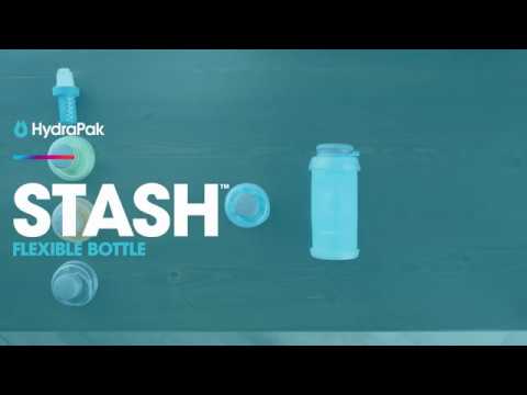Kinija Gertuvė HydraPak Stash Bottle 1L video