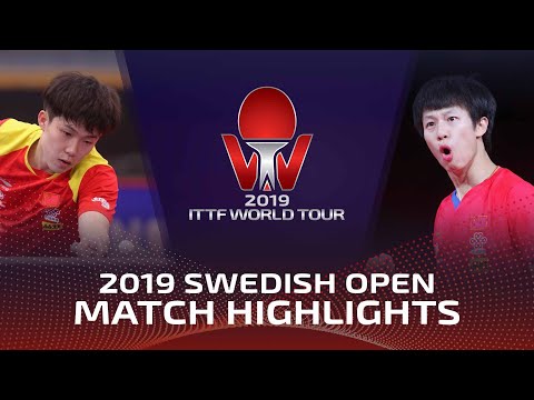 [2019 ITTF Swedish Open]  Wang Chuqin vs Lin Gaoyuan  2019.10.7