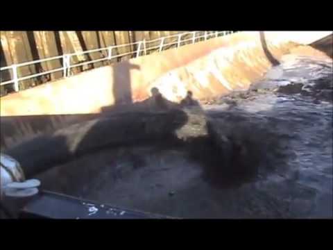 Submarine view Dragflow Pump dredging silt sand and gravel