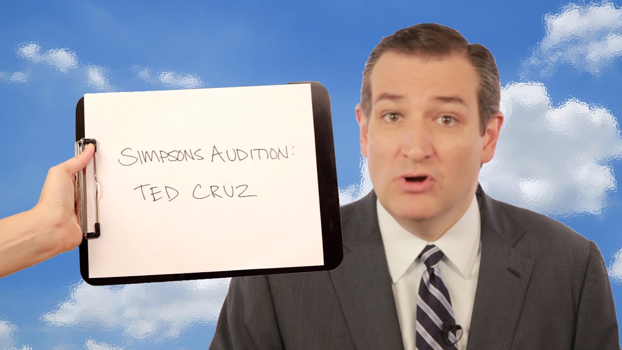 Ted Cruz Auditions For The Simpsons - YouTube