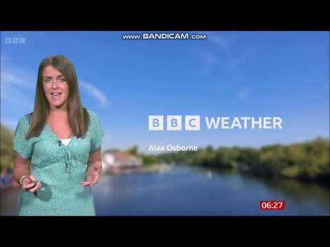 (HD) Alex Osbourne BBC ONE South Today weather June 12th 2023 - 60 fps