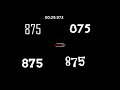 Numbers 1 To 1749 QUAD VISION TIME