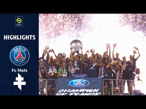 PARIS SAINT-GERMAIN - FC METZ (5 - 0) - Highlights - (PSG - FCM) / 2021-2022