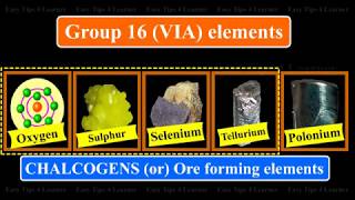 Chemistry Books | What are the Elements of Group 16? | The Oxygen Family | General Trends