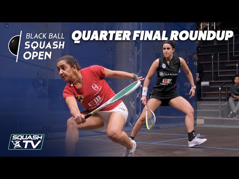 Squash: CIB Black Ball Women's Open 2020 - Quarter Final Roundup