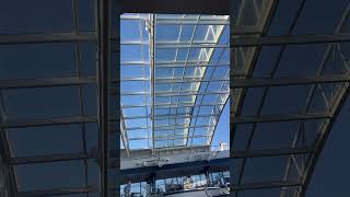 Giant Cruise Ship Roof opens #shorts
