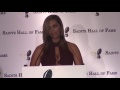 Racquel Smith Speaks At Will Smith S Saints Hall Of Fame Induction