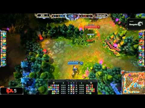 IceLanD versus Singapore Sentinels game 2 (IPL5 lower bracket first RO8)