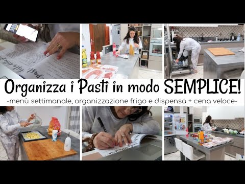 ORGANIZZA LA TUA SPESA, DISPESA, MENÙ & FRIGO| SETTIMANA ORGANIZZATA IN MODO SEMPLICISSIMO| DebbyG