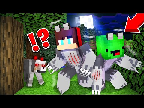 muzin - JJ And Mikey TURNED INTO EVIL WOLVES in Minecraft Maizen