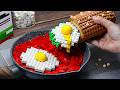 The Perfect Italian Breakfast Shakshuka Egg Sandwich Hack MUST TRY Recipe LEGO Cooking ASMR
