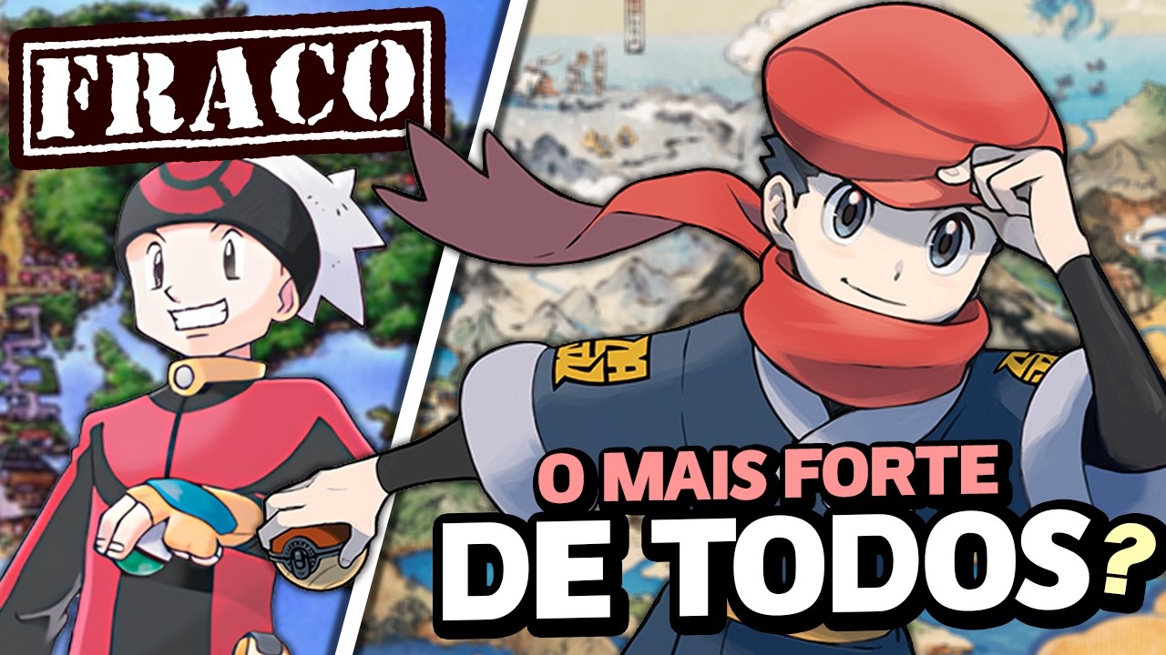 Qual protagonista MAIS FORTE de Pokémon Canonicamente?