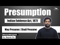 Presumptions Under Evidence Law May Presume Shall Presume Conclusive Proof BSA 2023 IEA 1872