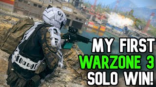 My First Solo Win On Warzone 3....