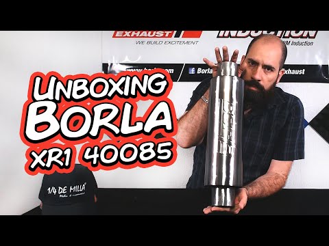 Unboxing Borla XR1 40085 Universal muffler, what it contains and how it leaves the factory.