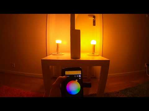 Quick RGB comparison between Philips Hue and IKEA Trådfri using Hue Bridge