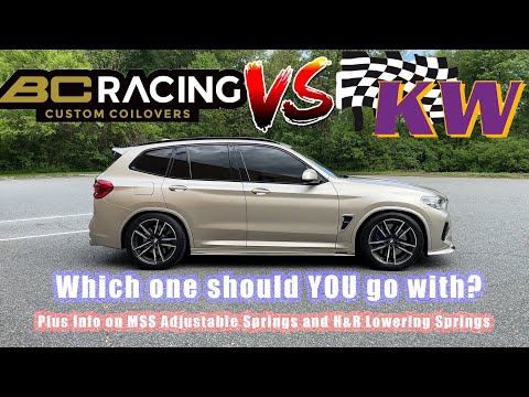 BC Racing Coilover Review (Plus insight on other lowering options) | BMW X3M and X4M