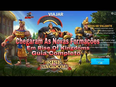 ✅ Chegaram as Novas Formações em RISE OF KINGDOMS Guia Completo ⚔️
