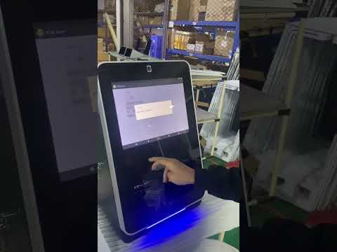 Hotel check in and check out kiosk