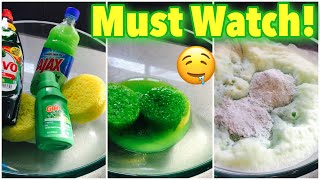 Asmr Paste - Green Savio Dish Soap 💚 Gain 💚Ajax Green Liquid Cleaner * SUPER SATISFYING 😍😱💚💚💚