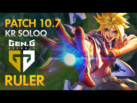 Gen.G Ruler - Bot Lane: Ezreal vs Kalista - KDA 16/4/5