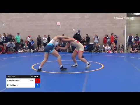 76 Kg Rr Rnd 1 - Yelena Makoyed, CA Vs Kylie Welker, WI