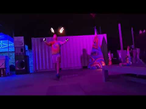 Spinnin Fire at Synergy Hot Glass St. Petersburg, FL