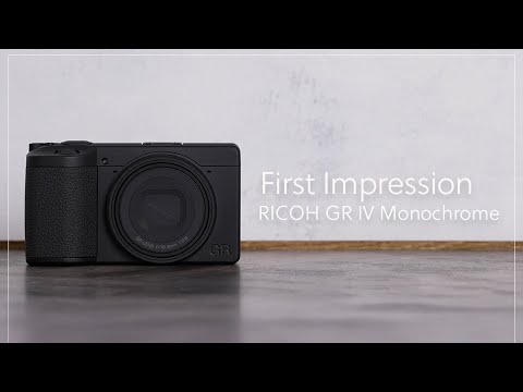 [First Impression] The monochrome option: RICOH GR IV Monochrome