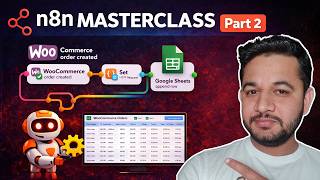 Design your Own Agentic Flow Woocomerce + Google Sheet | N8N Master Class | Part 2