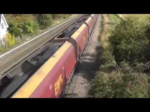EWS Class 66016 Passing New Barnetby