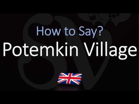 How to Pronounce Potemkin Village? ? (CORRECTLY) Meaning & Pronunciation