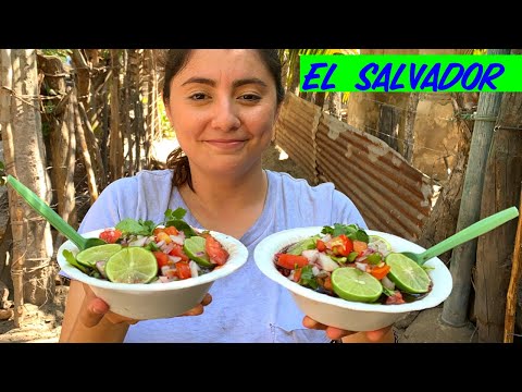 Coctel de curiles salvadoreños