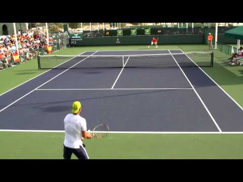 Rafael Nadal Practice 2015 BNP Paribas Open Indian Wells