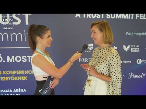 Zolnay Judit, MetLife Magyarország & Bulgaria - Trust Summit JÖVŐ. MOST. interjú