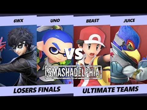 Smashadelphia 2019 SSBU - 6WX & Uno Vs. Beast & Juice - Smash Ultimate Tournament Losers Finals