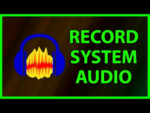 How to Record your computer sound with Audacity (Windows 11)