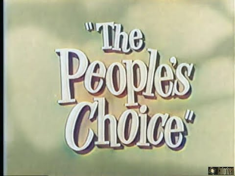 The Peoples Choice s1e13 An Adventure of Sock, Colorized, Jackie Cooper, Patricia Breslin, Sitcom