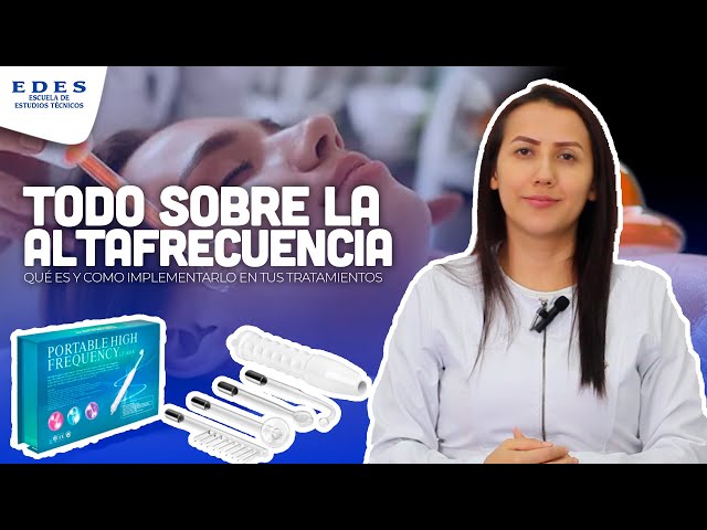 Vídeo relacionado con Dispositivo de Alta Frecuencia Portátil Piezas de Belleza con Vara de Alta Frecuencia Roja ETJX006BCT (Peine de Bule (Tungsteno))