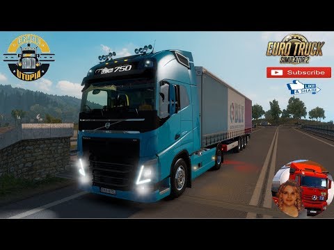 Euro Truck Simulator 2 (1.36) Volvo FH4 1.36x Grand Utopia map v1.6 + DLC's & Mods