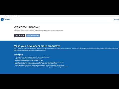 Knative tech talk - Serving and Eventing 101