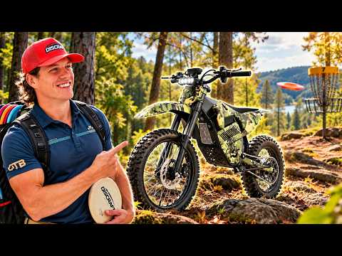 DISC GOLF'S GOLF CART?? | LEONX X1 AMP 2.O MAX Electric Dirt Bike