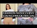 Fashion Nova Curve Loungewear Try On Haul Ruby Red