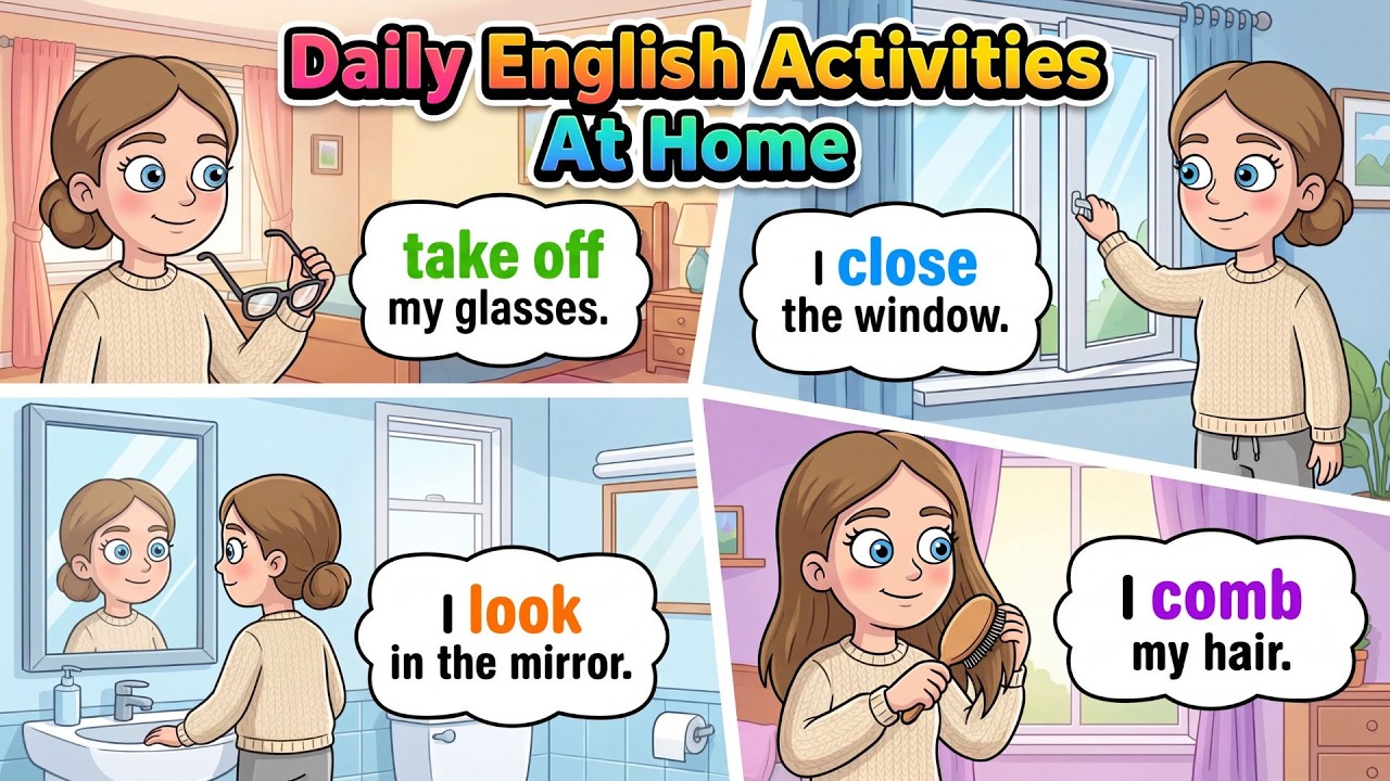 Speak English Every Day 🗣️🇺🇸 | 75 Daily Home Sentences You Must Know 🏠✨