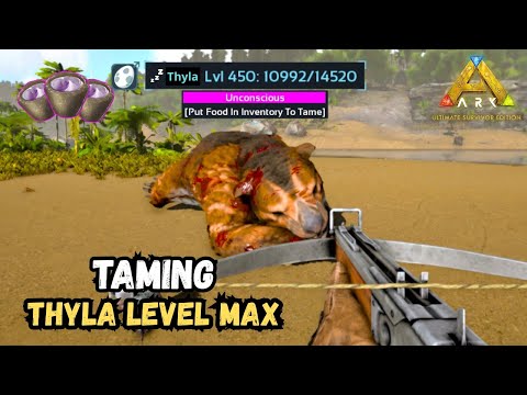 MAX LEVEL THYLACOLEO TAMING! ARK: Ultimate Mobile Edition 2025