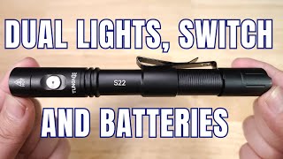 FLASHLIGHT REVIEW TUNENGE S22 - BEST BUDGET DUAL EDC FLASHLIGHT UNDER $25 1200 LUMENS