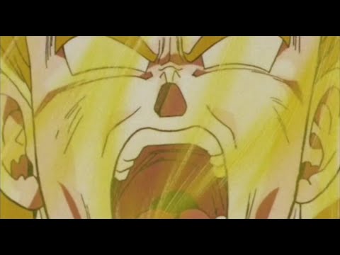 Goku becomes a Super Saiyan - (Japanese Broadcast Audio)