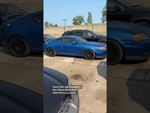 This 2004 Hyundai Tiburon GT is definitely NOT going into the crusher wink wink — #hyundaitiburon